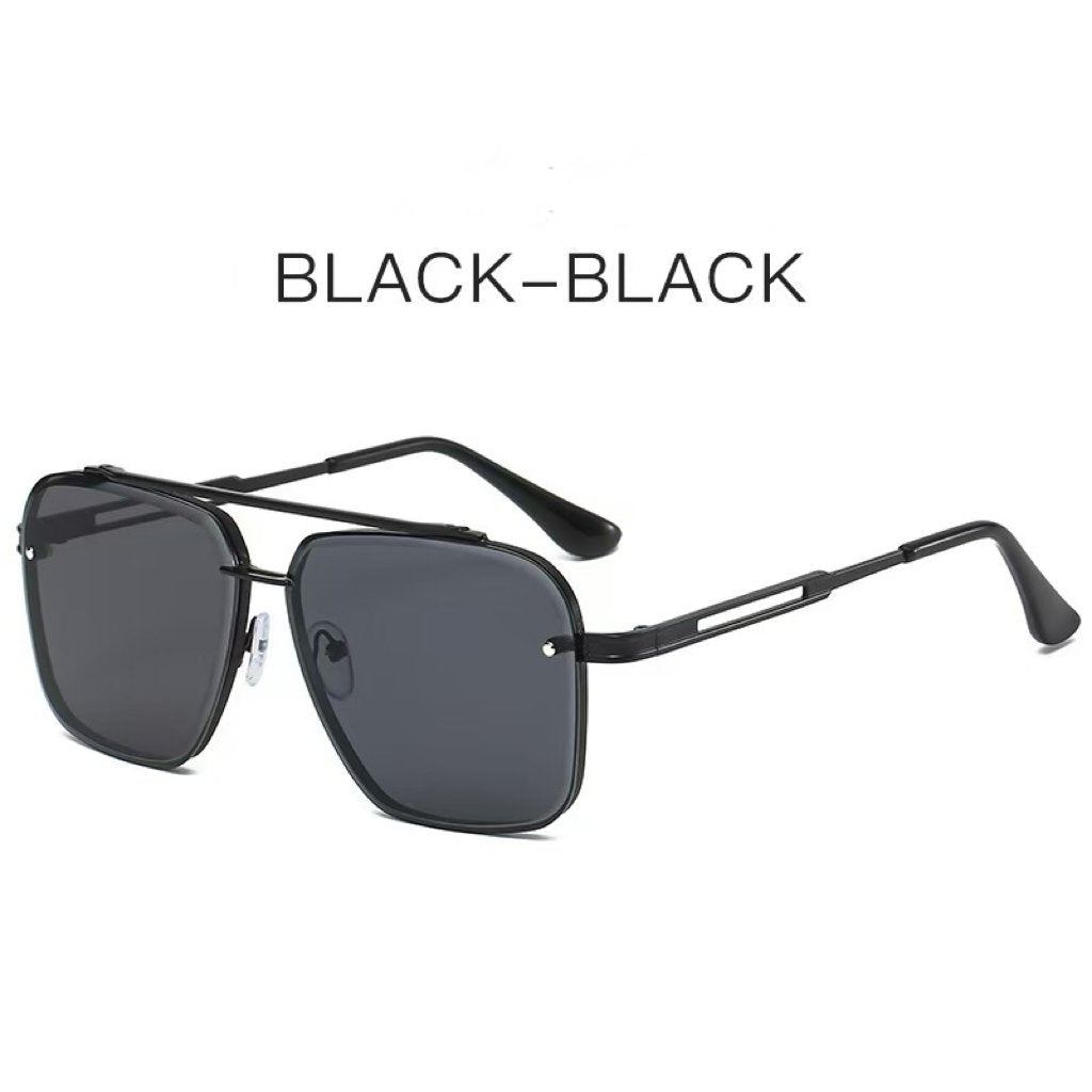 🔥HOT SALE -  Retro färgövergångssolglasögon UV400-skydd
