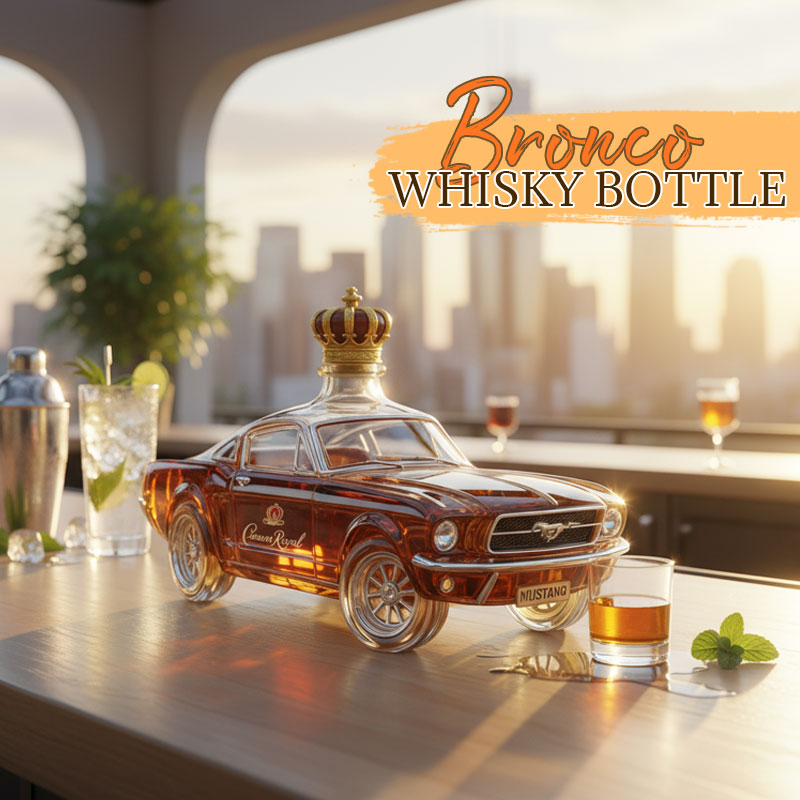 Bronco whiskyflaska