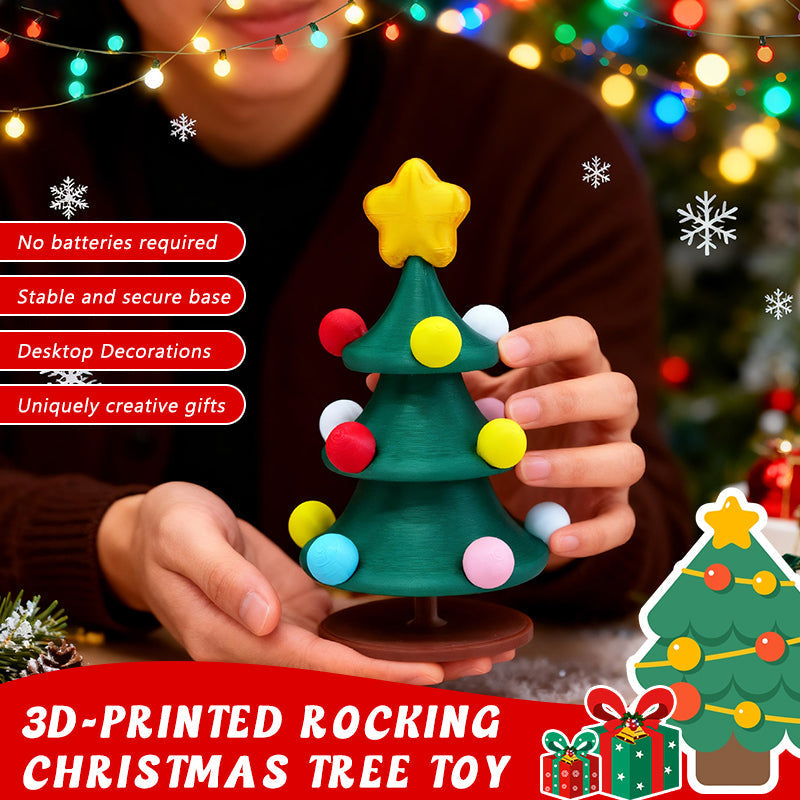 🎄 3D-printad gungande julgranleksak 🎁