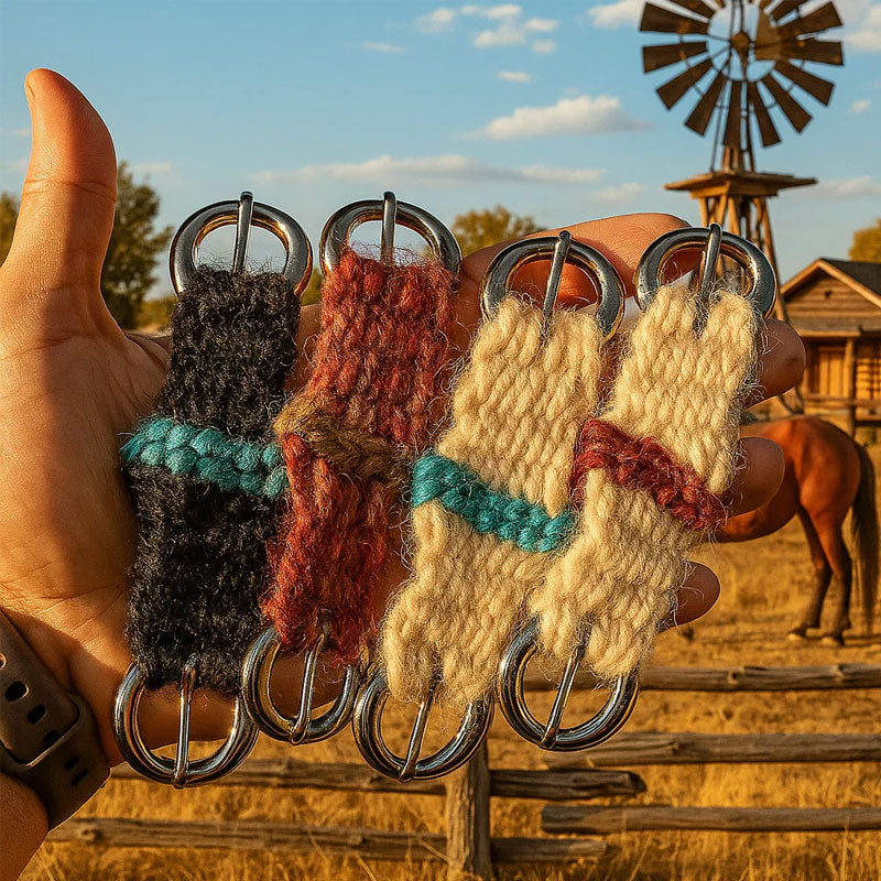 🐴 Mini-gjordnyckelring – Bär med dig sadelns anda 🌾