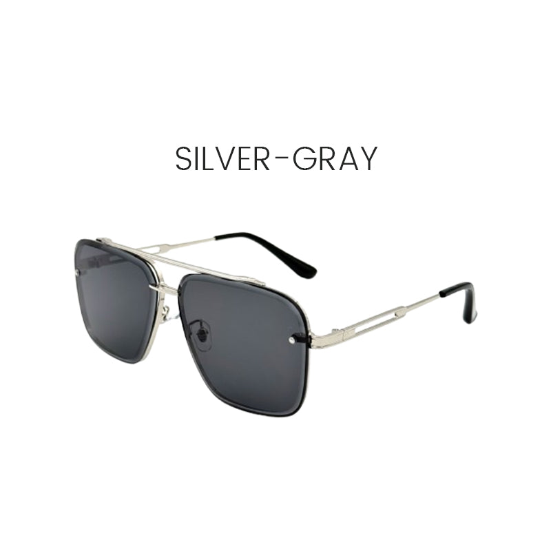 🔥HOT SALE -  Retro färgövergångssolglasögon UV400-skydd