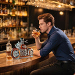 Ladda upp bild till gallerivisning, 🏍️Kreativ motorcykel Glasvinflaska
