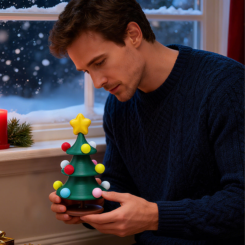 🎄 3D-printad gungande julgranleksak 🎁