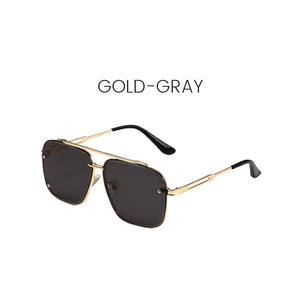 🔥HOT SALE -  Retro färgövergångssolglasögon UV400-skydd
