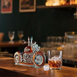 Ladda upp bild till gallerivisning, 🏍️Kreativ motorcykel Glasvinflaska
