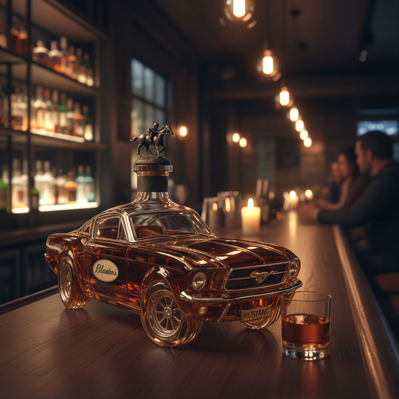 Bronco whiskyflaska