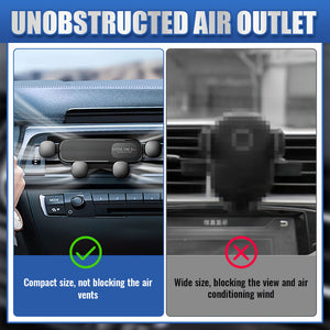Vehicle Air Outlet Gravity Navigation Mobile Phone Holder