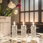 Ladda upp bild till gallerivisning, 🌹 LED-ljus utan låga med rosskugga
