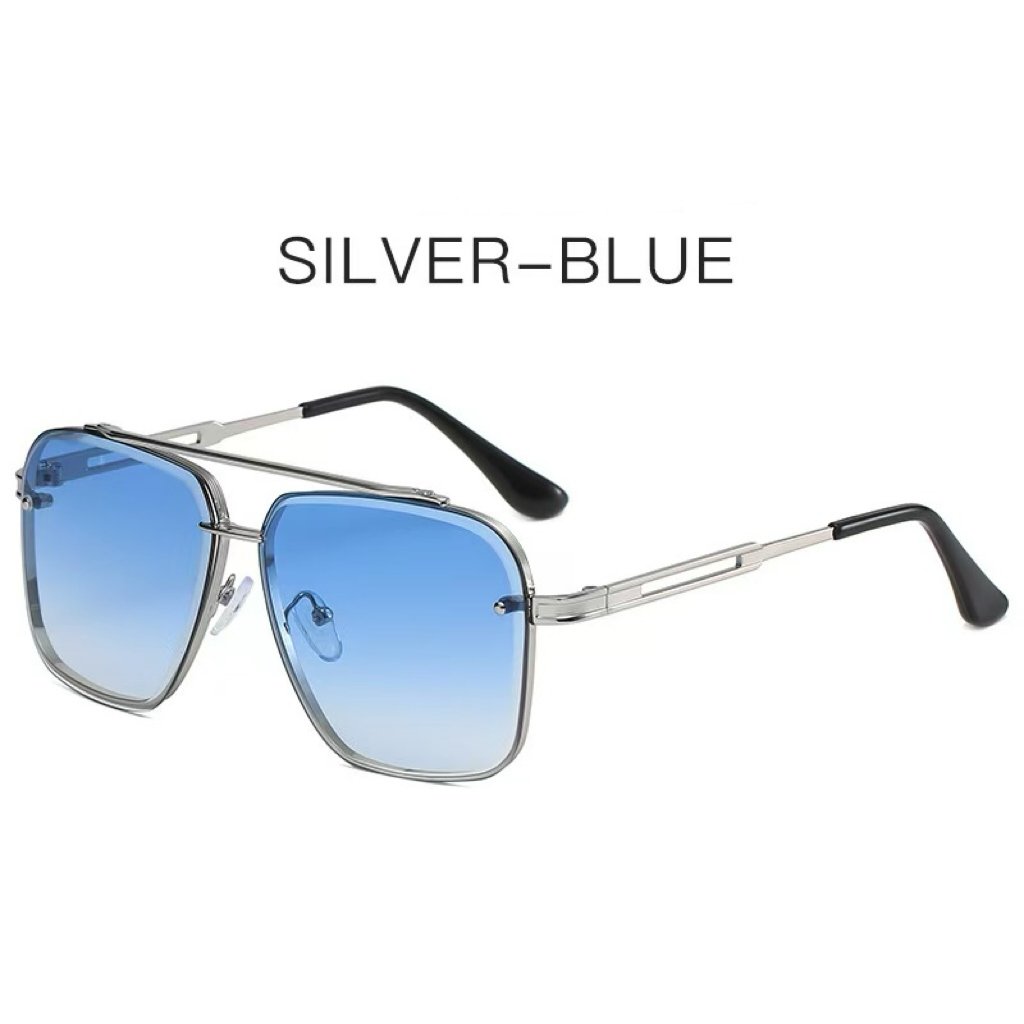 🔥HOT SALE -  Retro färgövergångssolglasögon UV400-skydd