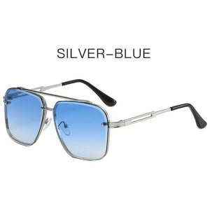 🔥HOT SALE -  Retro färgövergångssolglasögon UV400-skydd