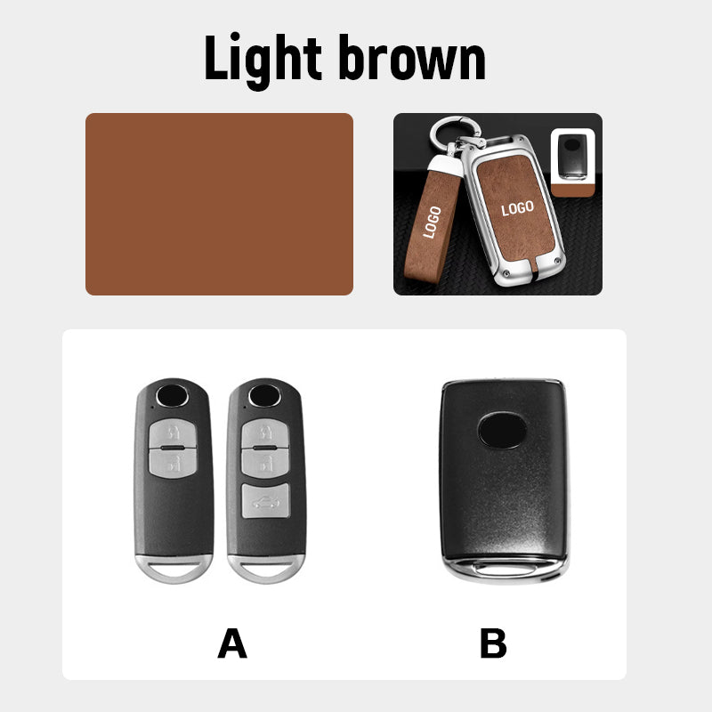Suitable For Mazda Series - Genuine Leather Key Cover
