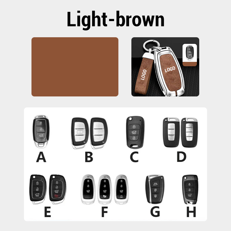 Suitable For Hyundai Series-Genuine Leather Key Cover