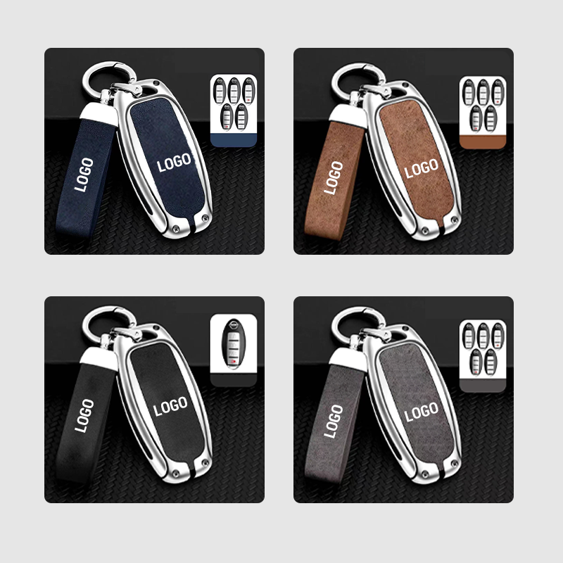 Suitable For Nissan Series - Genuine Leather Key Cover