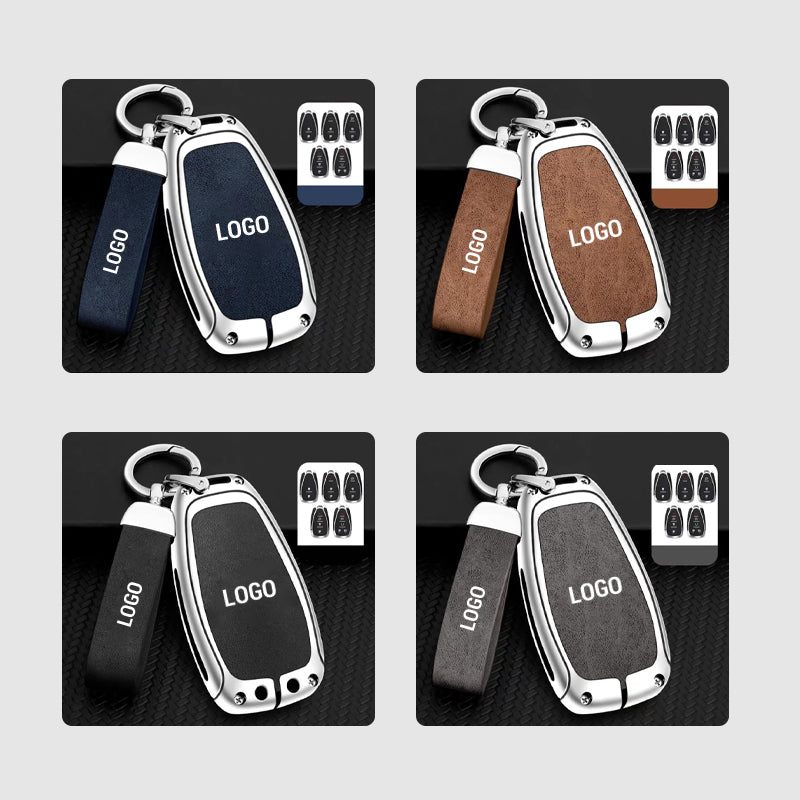 Suitable For Chevrolet Series - Genuine Leather Key Cover