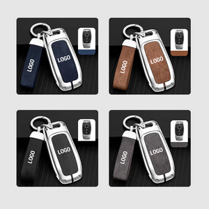 Suitable For Mercedes-Benz Series - Genuine Leather Key Cover
