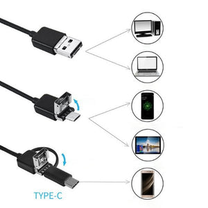 3 IN 1 Endoscope(Type-c、USB、Micro USB）