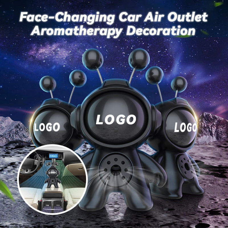 Face-Changing Car Air Outlet Aromatherapy Decoration