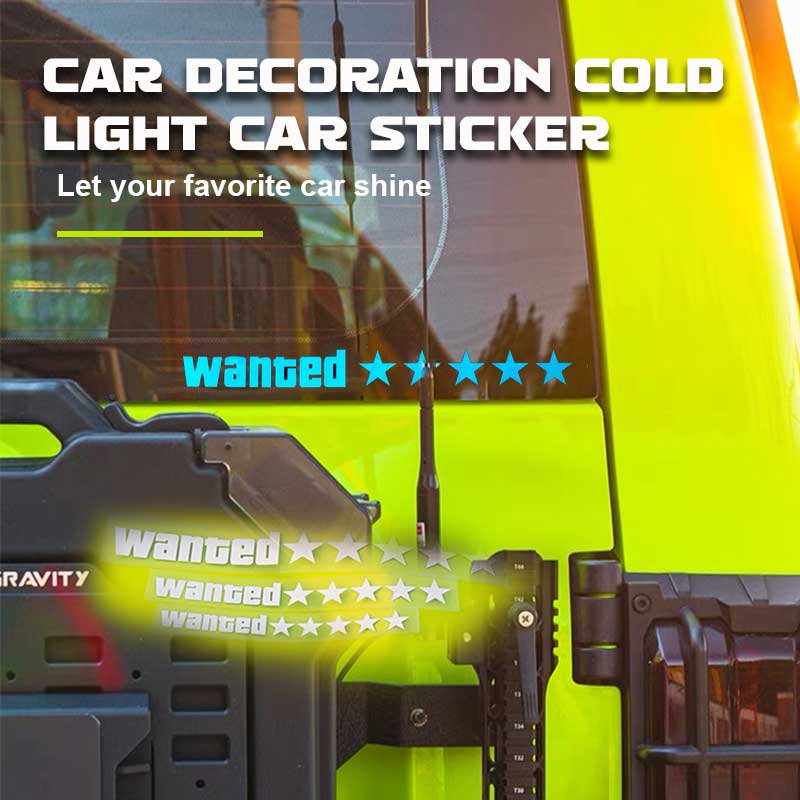 Car Decoration Cold Light Car Sticker