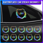 Load image into Gallery viewer, Electroplated Car Sticker Decoration
