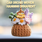 Load image into Gallery viewer, Car Orchid Woven Hanging Ornament
