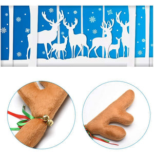 Car Reindeer Christmas Decoration Antlers & Nose