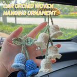 Load image into Gallery viewer, Car Orchid Woven Hanging Ornament
