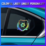 Load image into Gallery viewer, Electroplated Car Sticker Decoration
