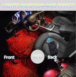 Load image into Gallery viewer, Car Interior Ambient Lights- (Contains 4 light bars)
